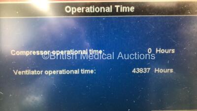 Nellcor Puritan Bennett 840 Ventilator System Software Version 4-070000-85-AB Running Hours 43837 with Hoses (Powers Up) *108925 - 3