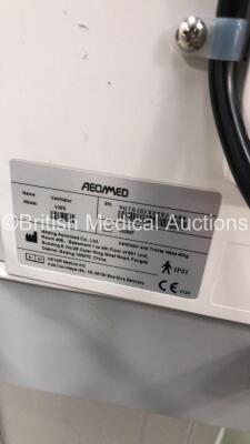 Aeonmed VG70 Ventilator Software Version 2.00, Running Hours 534h 10m with 1 x Hose on Stand *Mfd 07-2020* (Powers Up) - 12