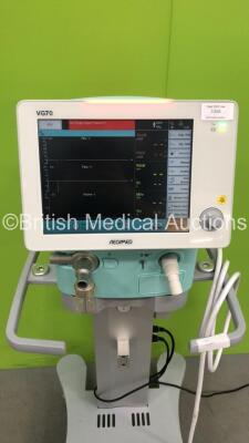 Aeonmed VG70 Ventilator Software Version 2.00, Running Hours 853h 56m with 1 x Hose on Stand *Mfd 07-2020* (Powers Up) - 7