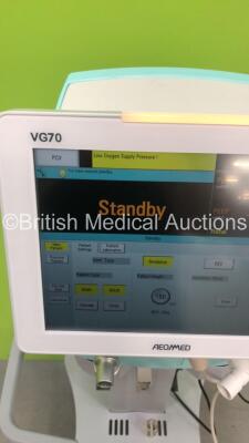 Aeonmed VG70 Ventilator Software Version 2.00, Running Hours 652h 54m with 1 x Hose on Stand *Mfd 06-2020* (Powers Up) - 4