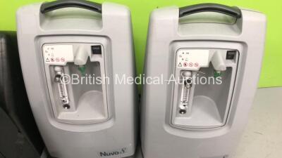 4 x DeVilbiss Drive Oxygen Concentrators (3 x 5 Litre, 1 x 10 Litre) and 2 x Nidek Nuvo 8 Mark 5 Oxygen Concentrators - 2