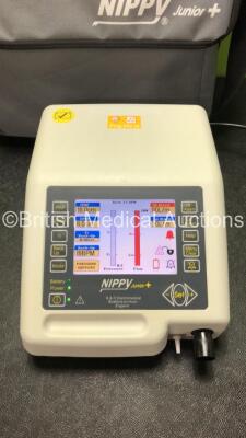 B&D Electromedical Nippy Junior + Ventilator in Carry Bag (Powers Up) *SN 2012-13983* - 2