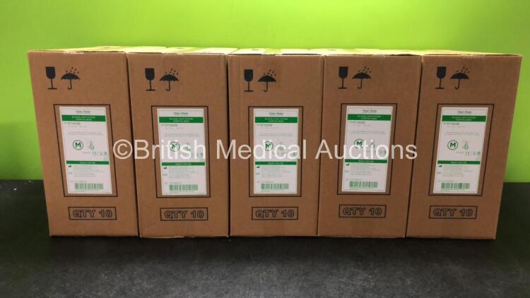 5 x Boxes of 10 Fisher & Paykel RT040M Bi-Level CPAP Hospital Masks *Mfd - 2020*