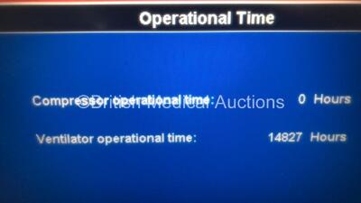 Nellcor Puritan Bennett 840 Ventilator System Software Version 4-070000-85-AN Running Hours 14827 with Hoses (Powers Up) *12059 - 3