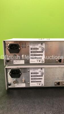 2 x Philips IntelliVue G5 M1019A Gas Modules with 2 x Water Traps (Both Power Up) *Mfd 2014, 2014* *GH* - 2