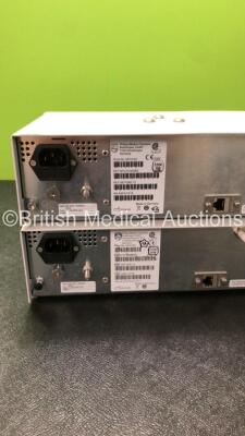 2 x Philips IntelliVue G5 M1019A Gas Modules with 2 x Water Traps (Both Power Up) *Mfd 2013, 2014* *GH* - 2