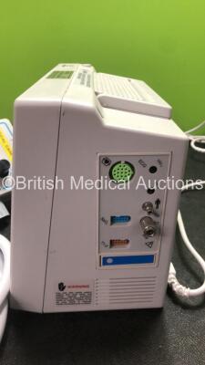 Mixed Lot Including 1 x Vital Signs Vital Flow 100 Valve, 1 x Spacelabs Medical Model 90369 Patient Monitor Including ECG, SpO2, T1-2, hlo1, hlo2, NIBP and Temp Options, with 1 x AC Power Supply (Powers Up with Blank Screen) 1 x Olympus CLK-4 Light Sourc - 4