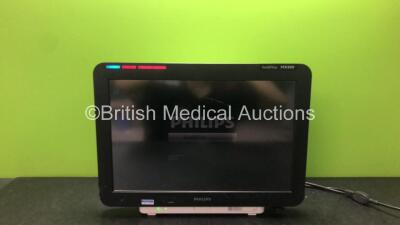 Philips IntelliVue MX800 Bedside Patient Monitor Software Revision J.04.98 with 1 x Philips M8048A Module Rack (Powers Up) *SN DE12517319, DE502B6633*