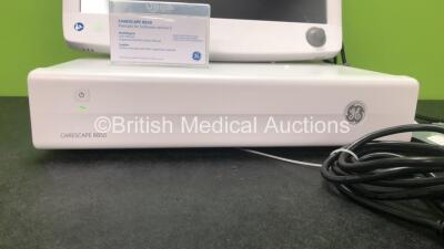 GE Carescape B850 Patient Monitor with Connection Cables * In Excellent/New Condition * (Powers Up) - 3