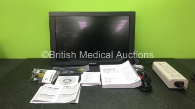 Sony LMD 2451MT HD 3D Medical Monitor with 1 x AC Power Supply, 1 x DVI 104 Tx/Rx Connection Kit and Accessories (Powers Up in Superb Condition) *Mfd