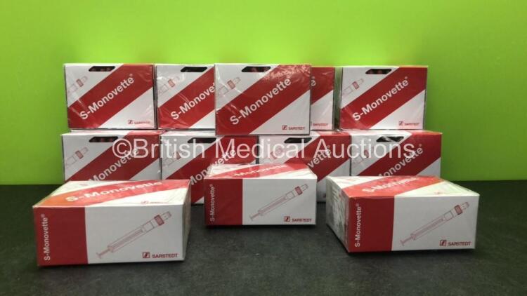 Large Quantity of S-Monovette REF 06.1664.001 Blood Collection Systems *All Out of Date*