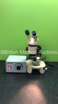 Wild Heerbrugg M3 Stereo Microscope with 1 x AC Power Supply (Powers Up) *SN 019R044*