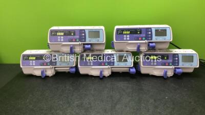 5 x Smiths Medical Graseby 2100 Syringe Pumps *Mfd - 2020* (All Power Up)