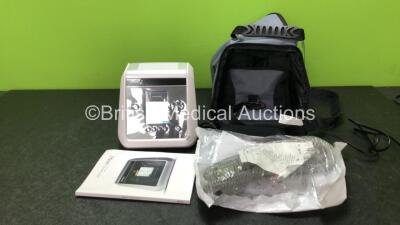 Breas Vivo 2 Ventilator *Operating Time - 0.0h, Firmware Version - 1.0.6, Bootloader Version - 1.0.2* with 1 x AC Power Supply, 1 x User Manual and 1 x Breathing Tube in Carry Bag *Mfd - 2020* (Powers Up, In Excellent Condition)