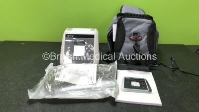 Breas Vivo 2 Ventilator *Operating Time - 0.0h, Firmware Version - 1.0.6, Bootloader Version - 1.0.2* with 1 x AC Power Supply, 1 x User Manual and 1 x Breathing Tube in Carry Bag *Mfd - 2020* (Powers Up, In Excellent Condition)