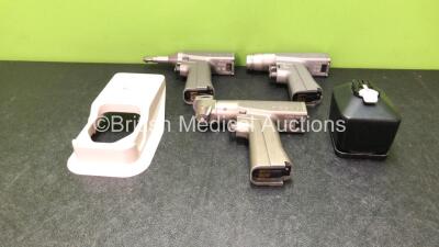 Job Lot Including 1 x Stryker System 6 6206 Recip Handpiece, 1 x Stryker System 6 6205 Rotary Handpiece, 1 x Stryker System 6 6208 Sagittal Handpiece, 1 x Stryker 6126-130 Battery Transfer Shield and 1 x Stryker 6126-120 Aseptic Battery Housing *5990-894*