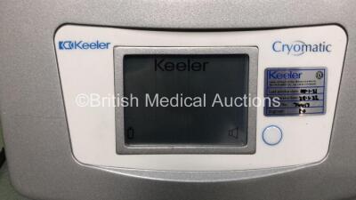 Keeler Cryomatic Ref.2509-P-1000 Ophthalmic Unit with Footswitch on Trolley (Powers Up) - 2