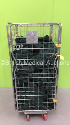 Large Quantity of Green Ambulance Trousers (Various Sizes) (Cage Not Included)