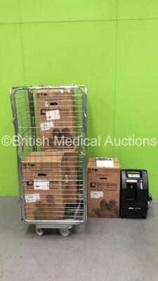 4 x DeVilbiss 5 Liter Oxygen Concentrators in Boxes with User Manuals* In Excellent Condition * (All Power Up - Cage Not Included)