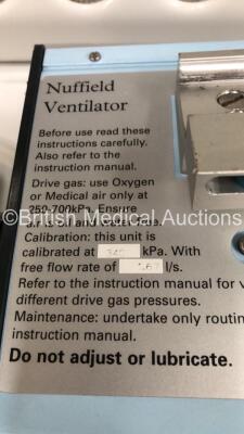 InterMed Penlon Prima SP Anaesthesia Machine with Nuffield Series 200 Ventilator, O2 Monitor and Hoses (Powers Up) *SP20208 120* - 5