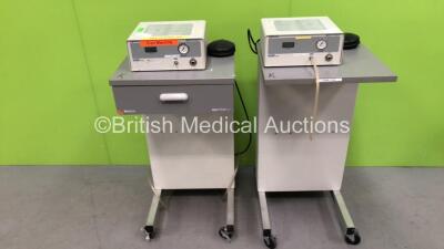 2 x CooperSurgical Frigitronics CE-2000 Cryosurgical System On Trollies