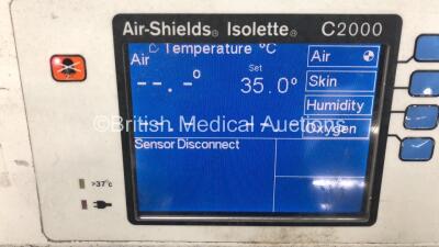 Air-Shields Isolette C2000 Infant Incubator Version 3.01 (Powers Up) - 4