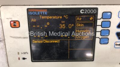 Air-Shields Isolette C2000 Infant Incubator Version 2.06 with Mattress (Powers Up) - 3