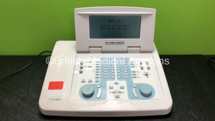 Welch Allyn GSI 61 Clinical Audiometer Revision 3 (Powers Up)