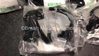 5 x Boxes of 10 Fisher & Paykel RT040M Bi-Level CPAP Hospital Masks *Mfd - 2020* (10 Units in Photo, 50 Units in Total - Stock Photo) - 2