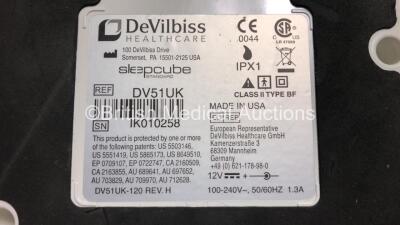 Job Lot Including 9 x DevilBiss Sleepcube Standard CPAP Units, 3 x AirMed 1000 Compressors, 3 x ResMed S8 Escape II CPAP Units, 1 x ResMed S9 Escape CPAP Unit with Power Supply and H5i Humidifier (Powers Up) 1 x Omron CXpro Compressor and 1 x Devilbiss Pu - 8