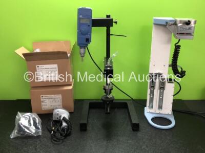 Mixed Lot Including 2 x GE USB Barcode Readers with Accessories, 1 x IKA-Werke Eurostar Power Control-Visc Stirrer (Powers Up) and 1 x Essen Instruments Pipeline Model 4354 Unit (Powers Up)