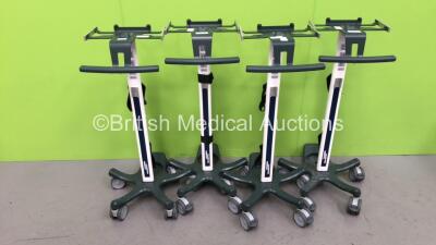 4 x Hamilton Medical Ventilator Stands * SN 21089 / 21084 / 21222 / 21050 *