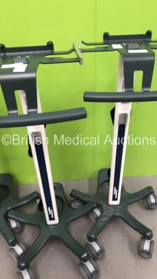 4 x Hamilton Medical Ventilator Stands * SN 21089 / 21084 / 21222 / 21050 * - 2