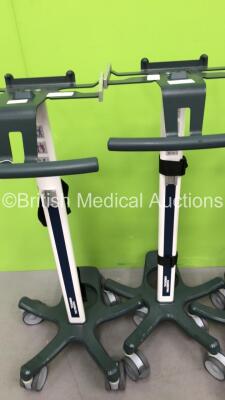 4 x Hamilton Medical Ventilator Stands * SN 21089 / 21084 / 21222 / 21050 * - 3