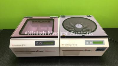 Job Lot Including 1 x DiaMed-ID Incubator 37 S I and 1 x DiaMed-ID Centrifuge 12 S II (Both Power Up) *SN 708046 / 1002084*