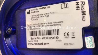 Mixed Lot Including 13 x ResMed H4i Humidifiers (12 x Missing Casing - See Photos) 1 x Freeway Lite II Nebulizer Compressor in Case, 1 x Maico easyTymp Handheld Tympanometer Cradle Printer (Untested Due to No Power Supply) and 1 x Kay Pentax Light Source - 9