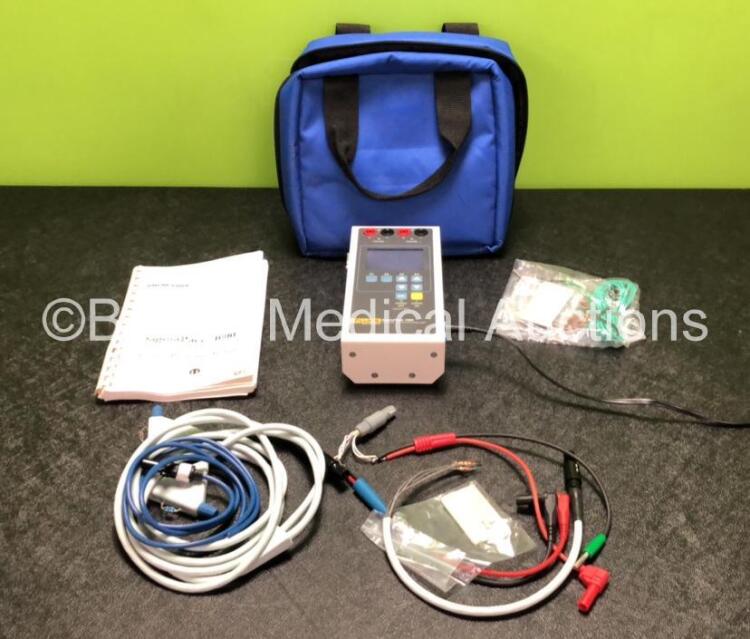 Fluke Biomedical SigmaPace 1000 External Pacemaker Analyzer with Power Supply and Accessories in Carry Case (Powers Up)