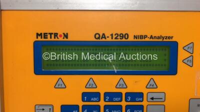 Metron QA-1290 NIBP Analyzer Unit Boot Software Version 2.01 in Carry Case (Powers Up, Missing 1 x Foot - See Photos) - 3