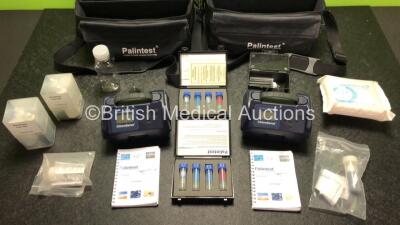 2 x Palintest ChloroSense Water Analysis Devices with Accessories in Carry Cases (Both Power Up, 1 x Damage to Locking Mechanism - See Photos) - 4