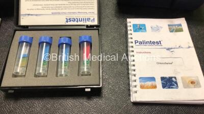 2 x Palintest ChloroSense Water Analysis Devices with Accessories in Carry Cases (Both Power Up, 1 x Damage to Locking Mechanism - See Photos) - 5