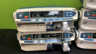 Job Lot Including 4 x CareFusion Alaris CC Syringe Pumps and 3 x Cardinal Health Alaris CC Syringe Pumps (All Power Up, 3 x Require Service) - 2