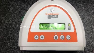 2 x Smith & Nephew Renasys Go Negative Pressure Wound Therapy Units with 1 x Power Supply and 2 x Cases (Both Power Up) - 3