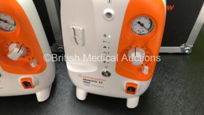 2 x Smith & Nephew Renasys EZ Max Negative Pressure Wound Therapy Units *Mfd 2017 / 2017* and 2 x Cases (Both Power Up, 1 x Damage to Casing, 1 x Missing Cup Holder - See Photos) - 3