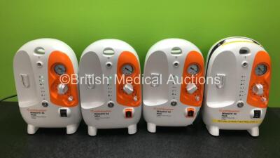 4 x Smith & Nephew Renasys EZ Max Negative Pressure Wound Therapy Units *Mfd 2017 / 2017 / 2013 / 2013* (All Power Up, 2 x Extremely Damaged Casing, 1 x Crack in Casing, All Missing Cup Holders - See Photos)