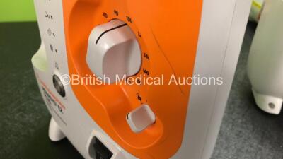 4 x Smith & Nephew Renasys EZ Max Negative Pressure Wound Therapy Units *Mfd 2017 / 2017 / 2013 / 2013* (All Power Up, 2 x Extremely Damaged Casing, 1 x Crack in Casing, All Missing Cup Holders - See Photos) - 8