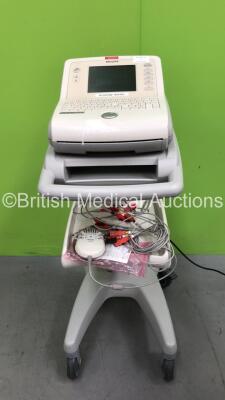 Philips PageWriter Trim III ECG Machine on Stand with 1 x 10-Lead ECG Lead (Powers Up)