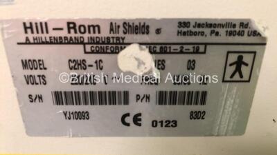 Hill-Rom Air Shields Isolette C2000 Infant Incubator Software Version 2.18 (Powers Up) *S/N YJ00093* - 5