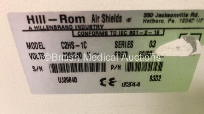 Hill-Rom Air Shields Isolette C2000 Infant Incubator Software Version 2.06 (Powers Up) *S/N UJ09840* - 5