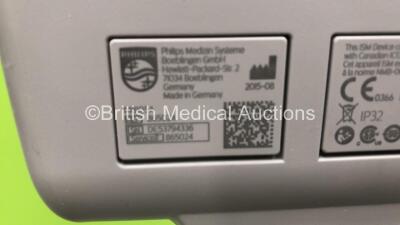 2 x Philips MP5 Anaesthesia Monitors on Stands with Selection of Leads (Both Power Up) *S/N DE53794327 / DE53794336* - 3