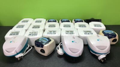 Job Lot Including 1 x ResMed AirSense 10 AutoSet CPAP (Missing Humidifier Chamber), 5 x ResMed Escape II EPR S8 CPAPs, 13 x DevilBiss SleepCube Standard CPAPs, 8 x Clement Clarke AirMed 1000 Compressor Nebulizers, 4 x Medix Nebulizers, 1 x Nippy 3+ Ventil - 7